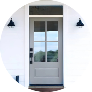 Single Door with Transom